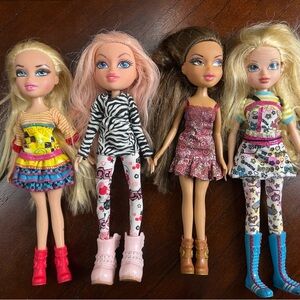 BRATZ Fashion Doll Set with Colorful Outfits